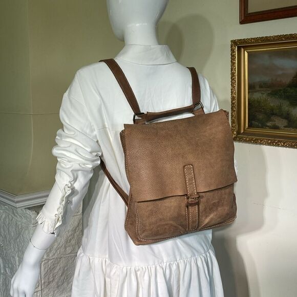 Roots Raiders Convertible Pack Tribe Leather Unisex Medium - Picture 6 of 16